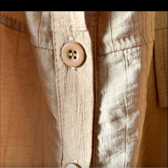 New SoHo Boho Tiered Long Sleeved Button Down Dress Women - Picture 13 of 13